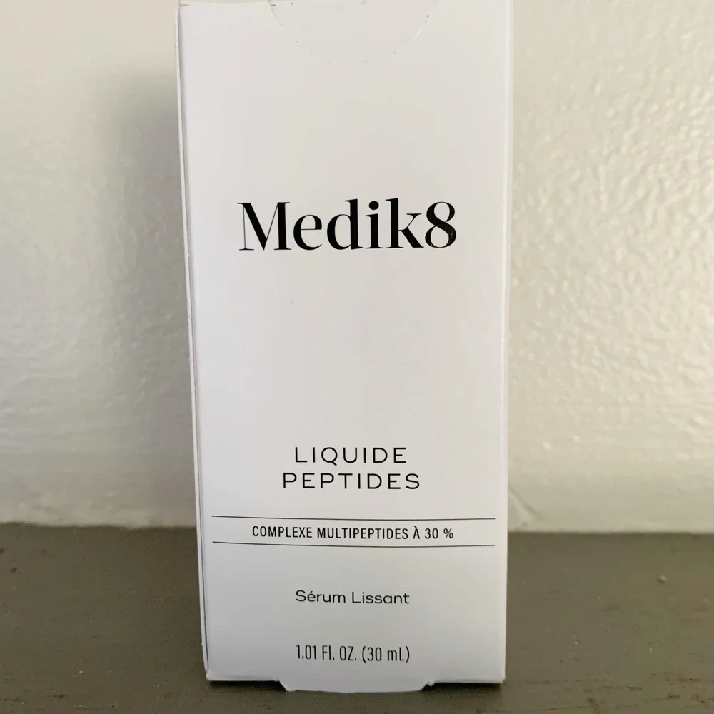Medik8 Liquid Peptides 30% Complex Hydrating Peptide Serum Face/Neck 1oz NIB